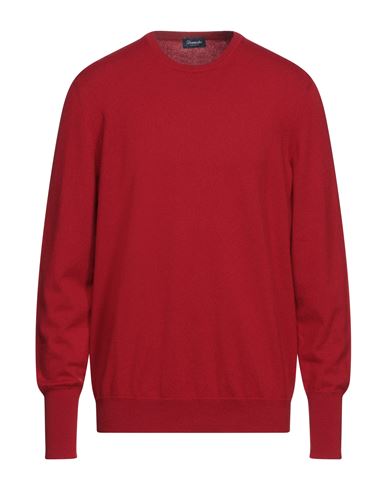 Man Sweater Brick Size 36 Cashmere
