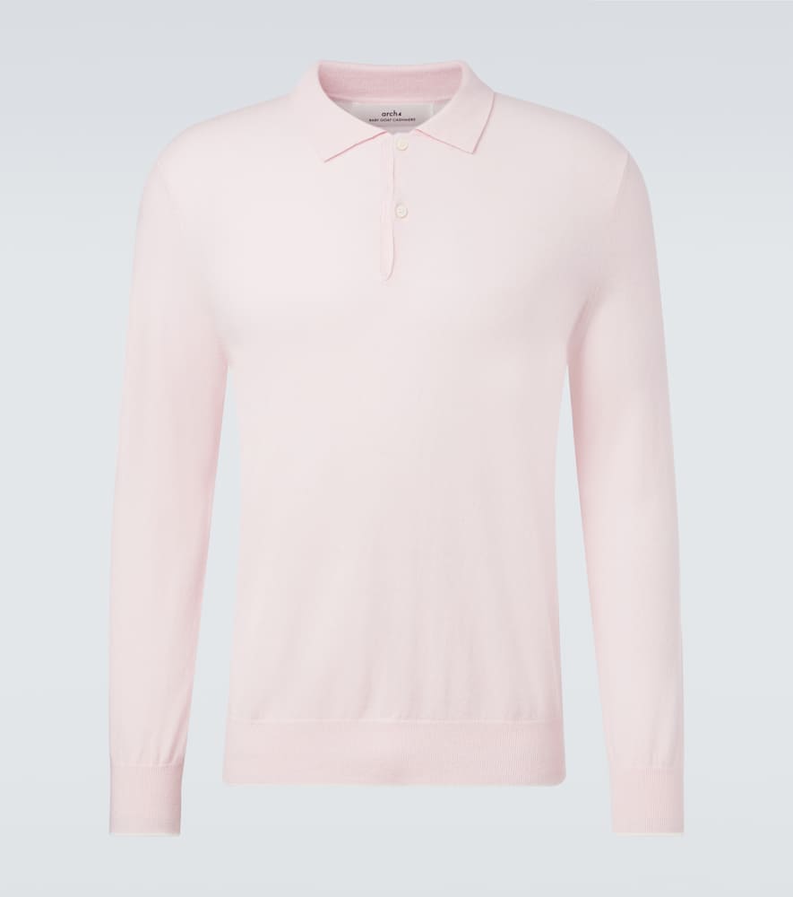 Cashmere polo sweater
