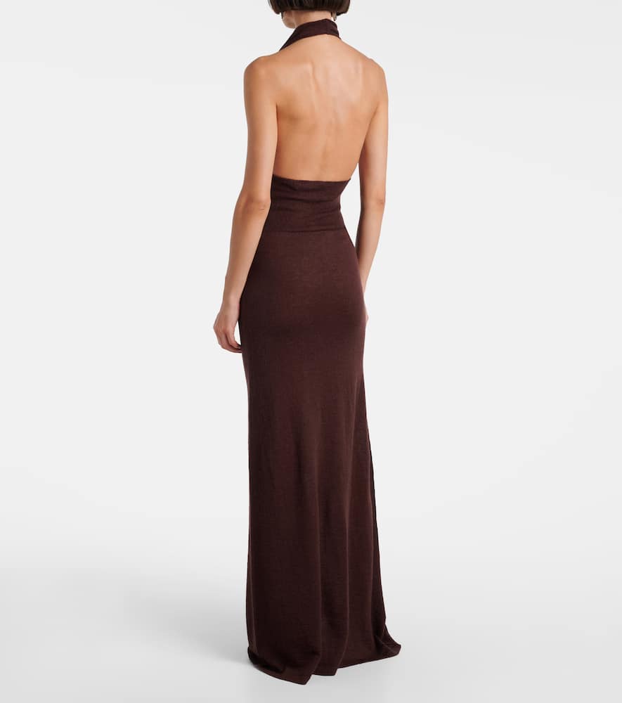 Reed halterneck maxi dress
