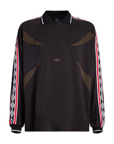 Man Polo shirt Black Size L Cotton