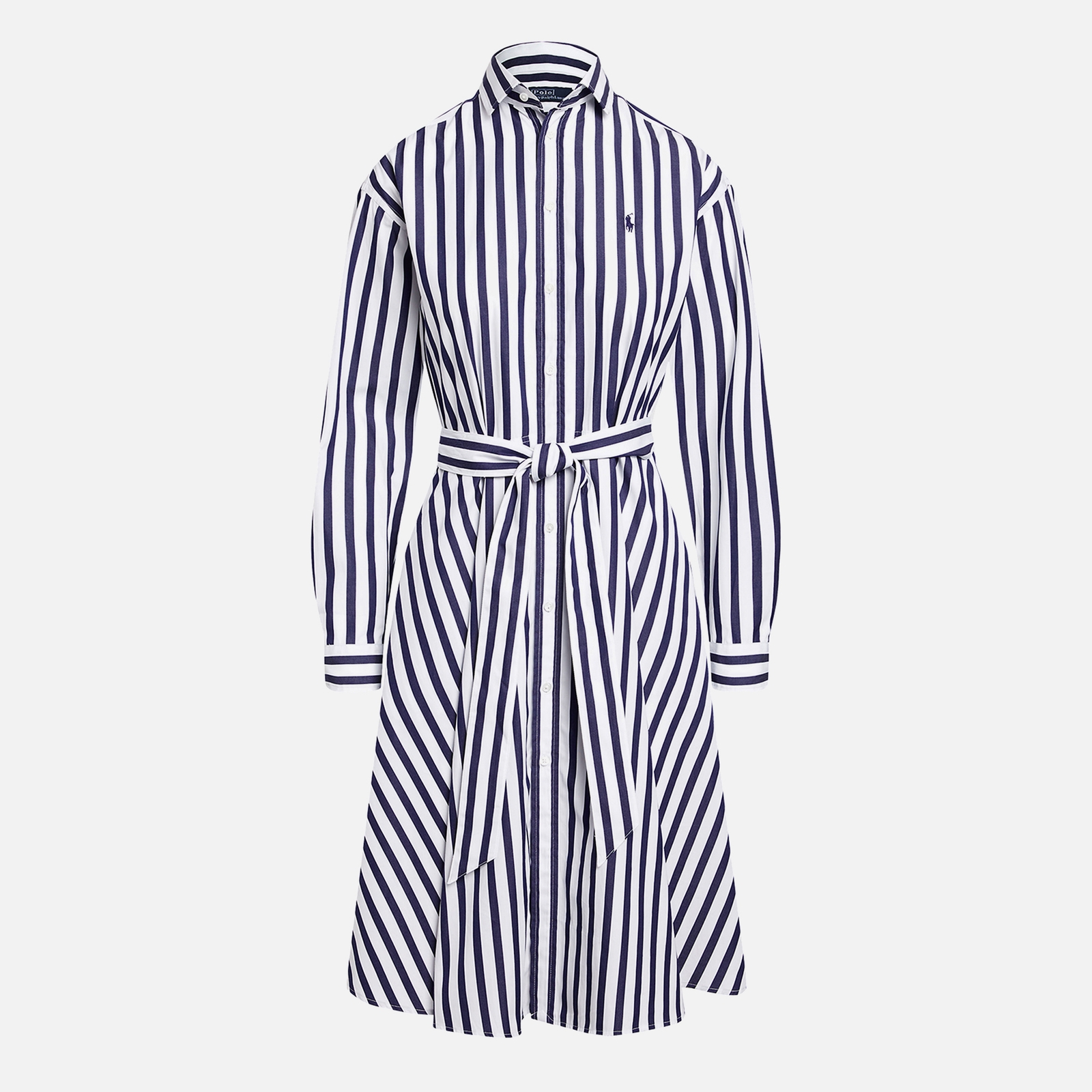 Polo Ralph Lauren Vicki Cotton-Poplin Day Dress - UK 14