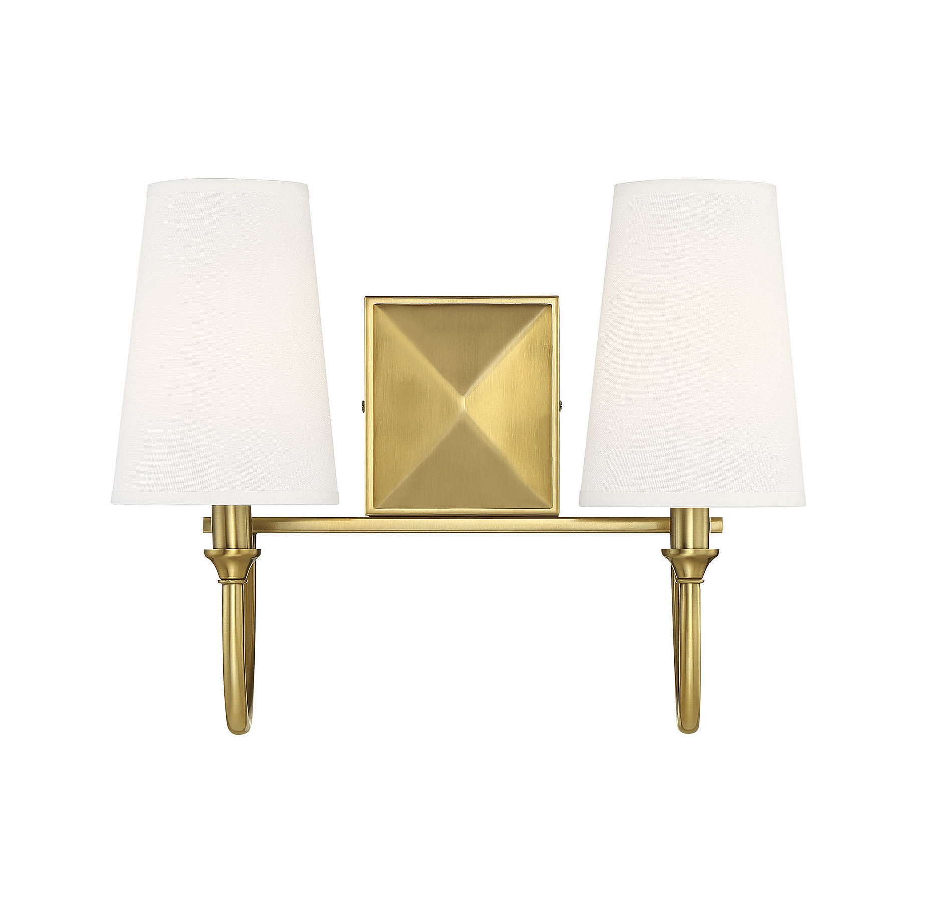 Savoy House Cameron 2-Light Bathroom Vanity Light in Warm Bras