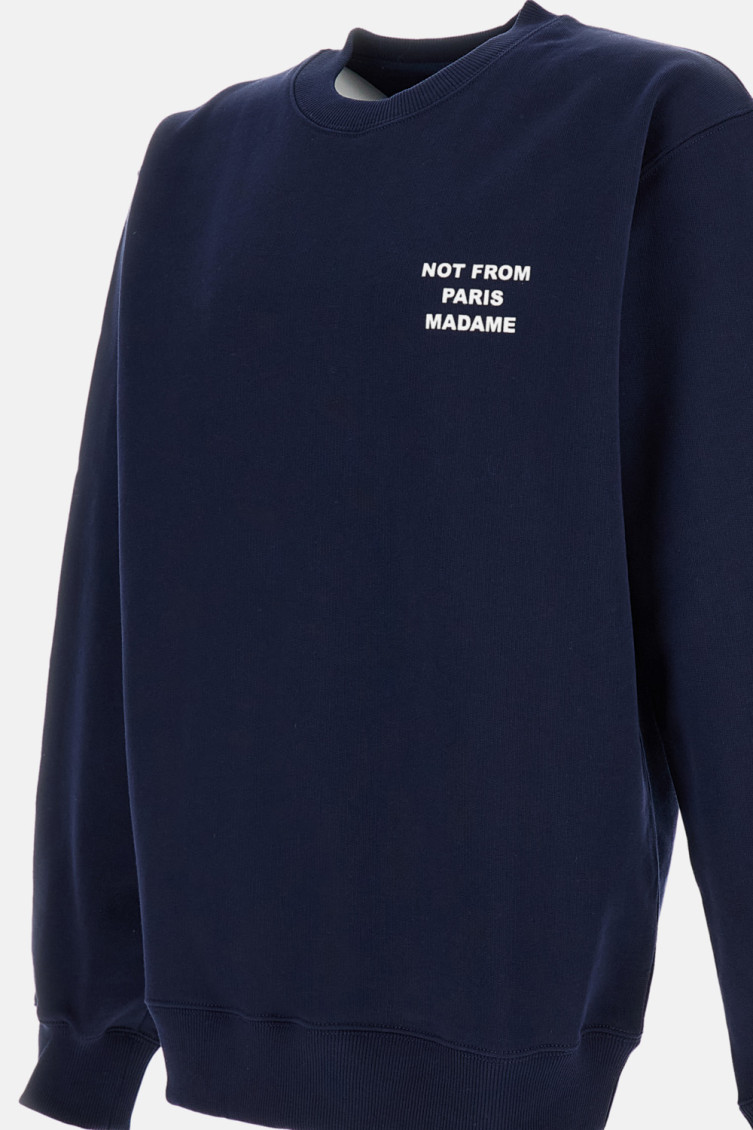 Navy Blue Crewneck Sweatshirt