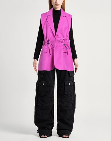 Woman Blazer Fuchsia Size 8 Polyester