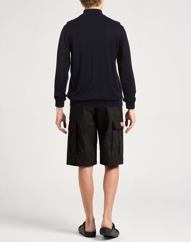 Man Turtleneck Midnight blue Size 42 Wool, Cotton