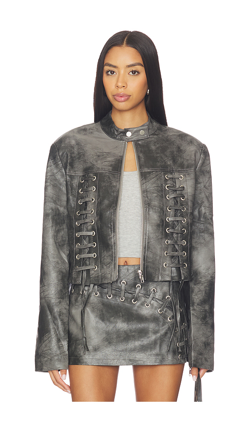 BY.DYLN Karlita Jacket in Charcoal. - L also in XS