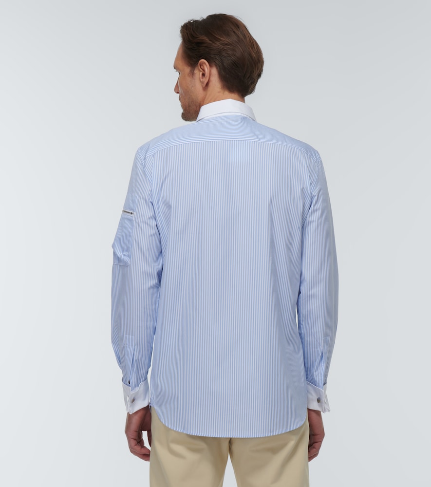 Winnie New York Striped cotton poplin shirt