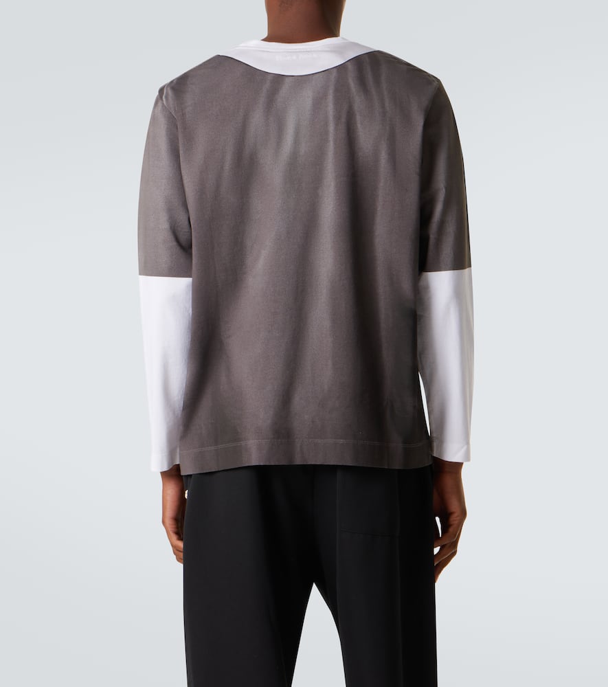 Printed cotton jersey T-shirt