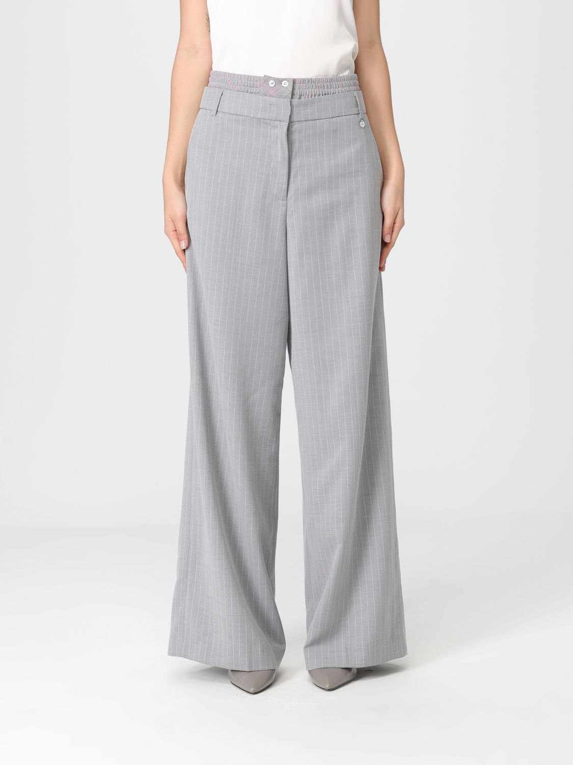 Pants Woman color Grey