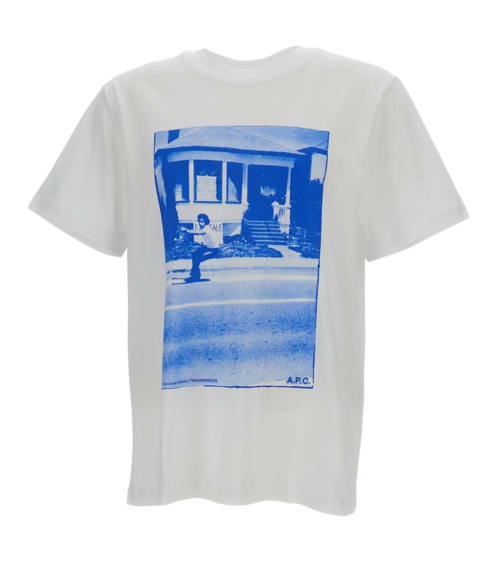 A. P.C. Short-sleeve T-shirt With A Print