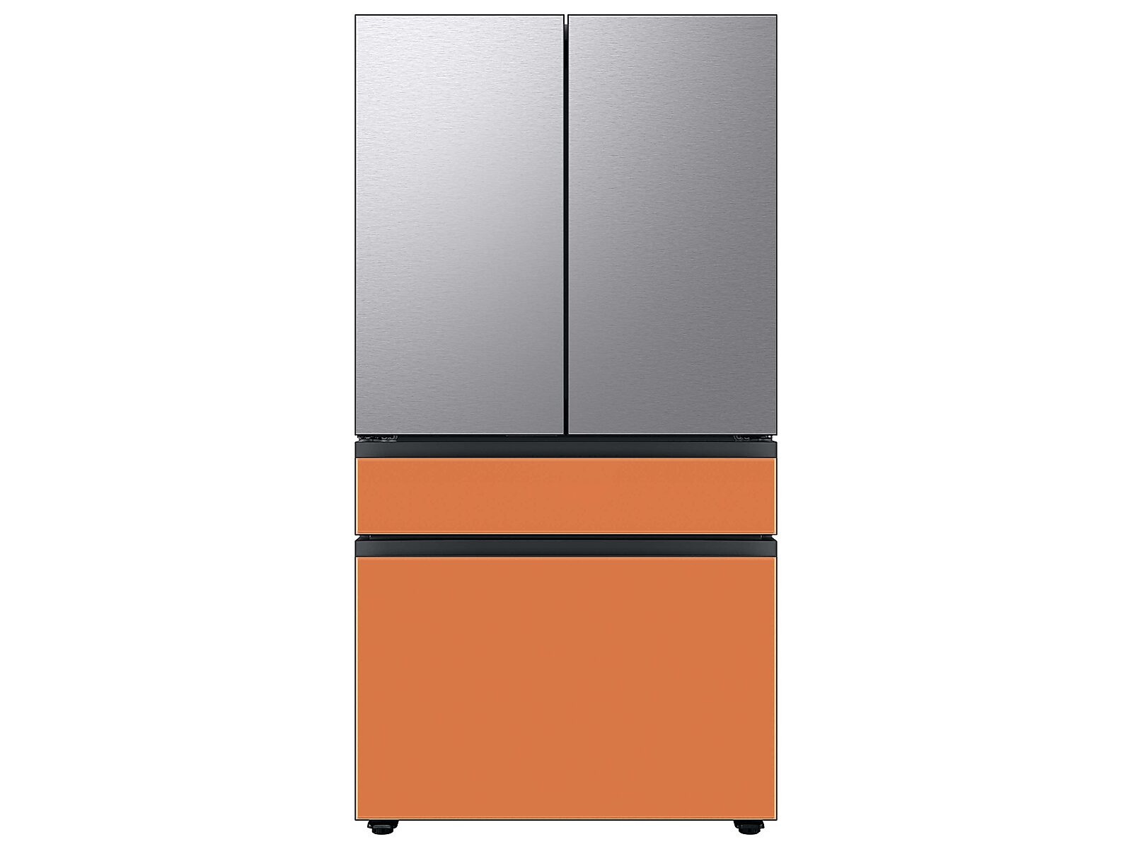 Bespoke 4-Door French Door Refrigerator Panel in Stainless Steel - Top Panel(RA-F18DU4QL/AA)