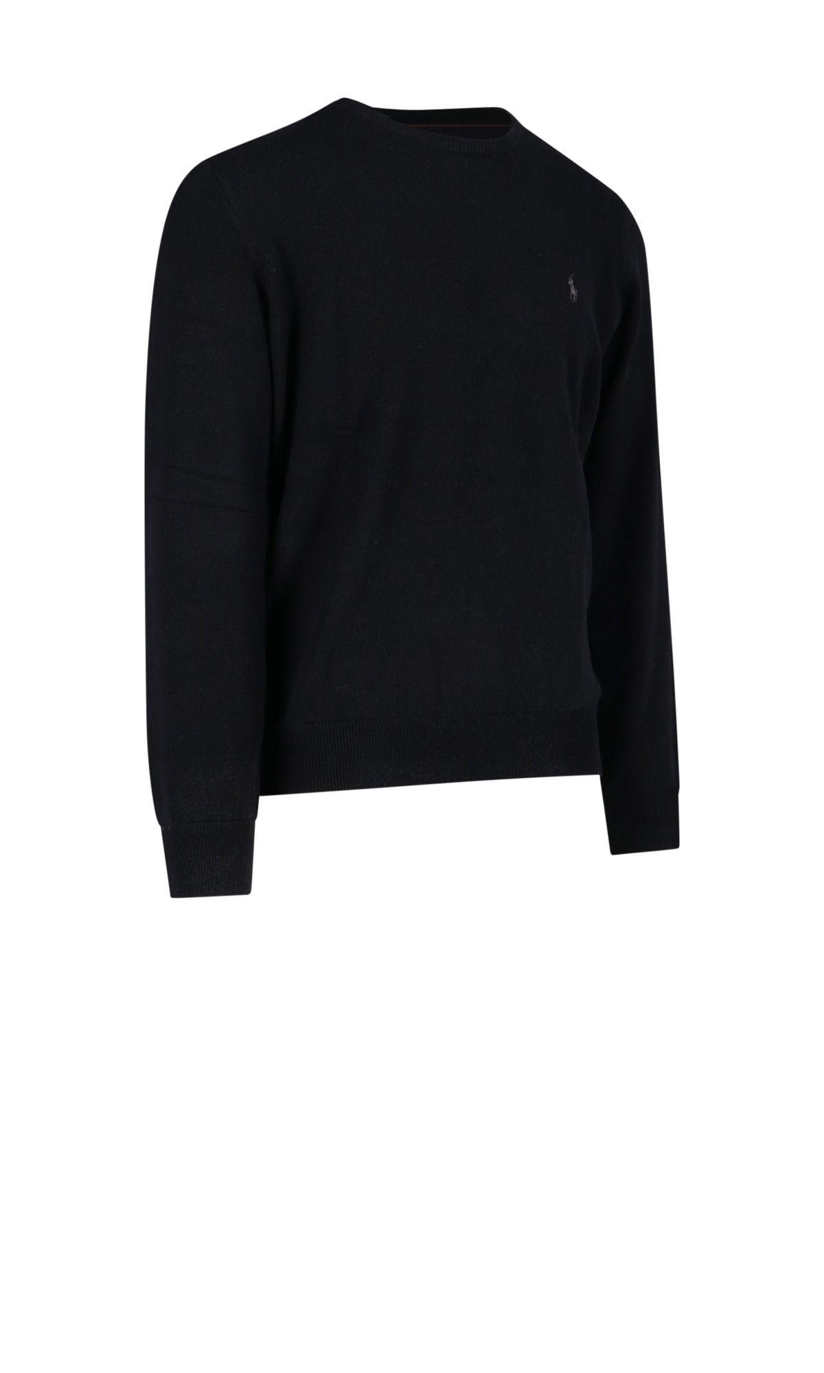 Polo Pony motif sweater - Black