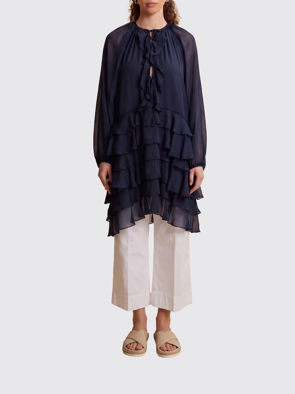 Dress Woman color Navy