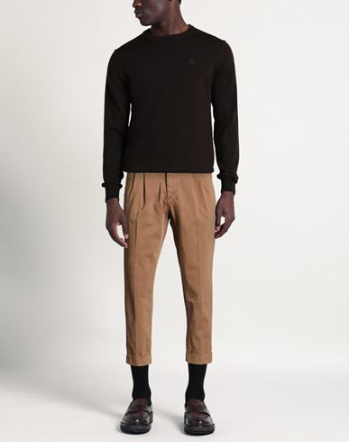 Man Pants Camel Size 28 Cotton, Elastane