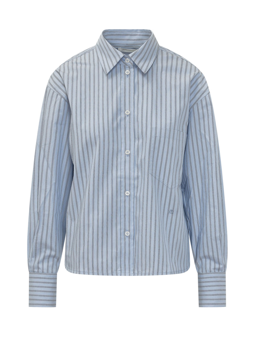 Blue Relaxed Stripes Shirt