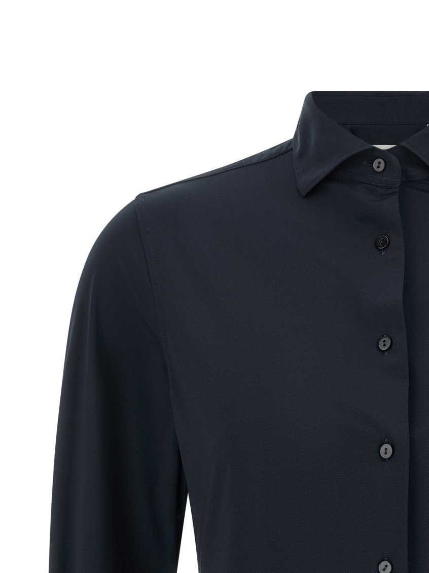 Blue Regular Solid Shirt