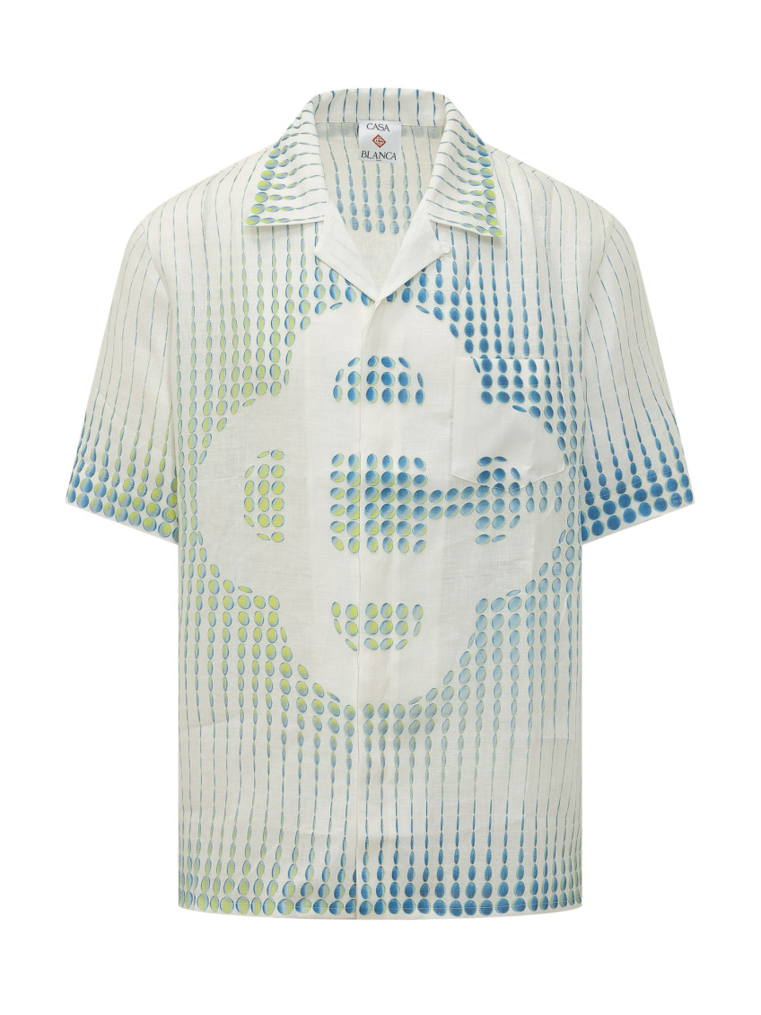 White Regular Printed Shirt