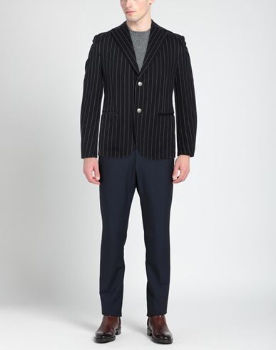 Man Blazer Midnight blue Size 40 Viscose, Polyamide, Polyester, Elastane