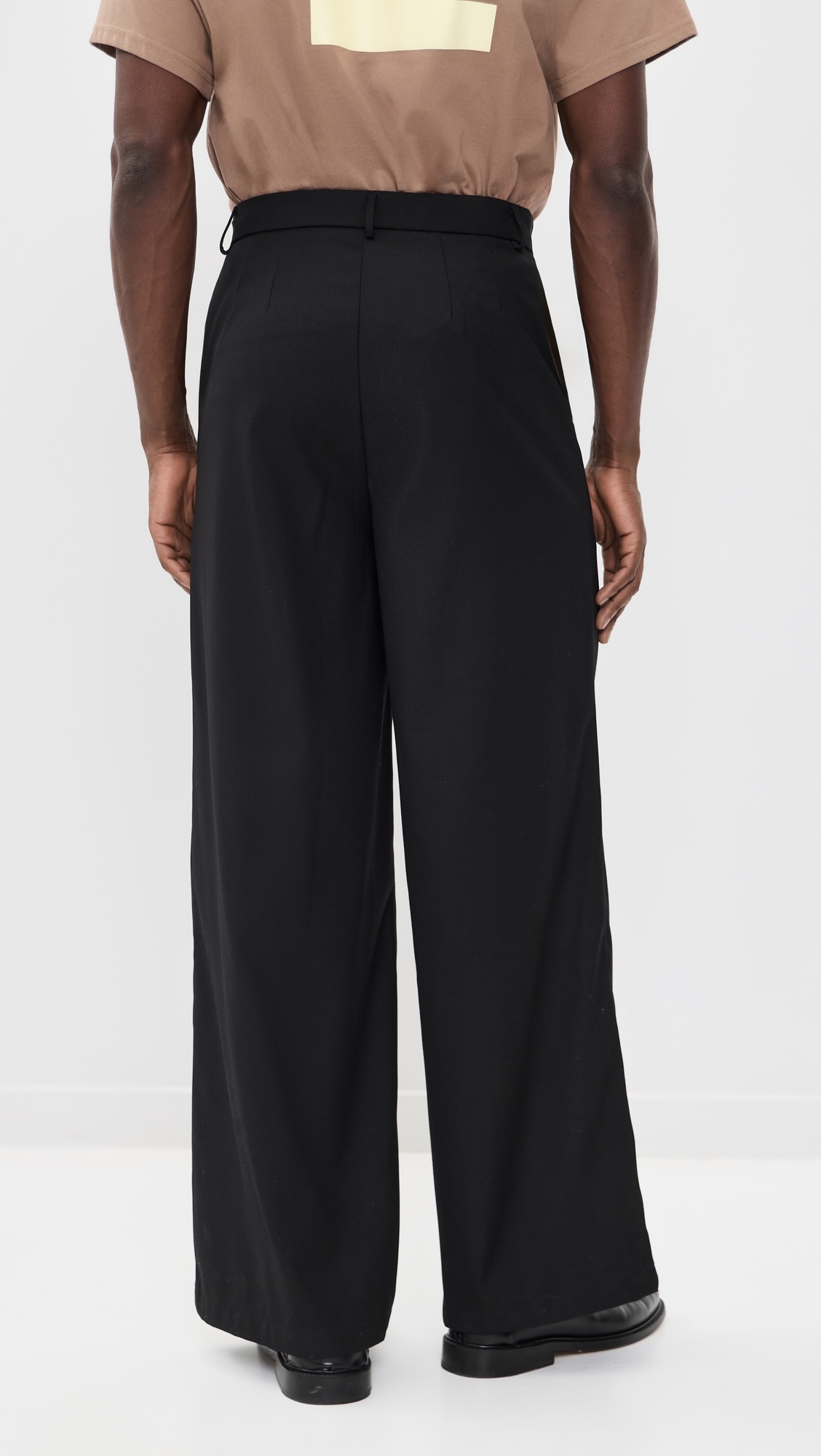 3D Glove Pocket Trousers Black