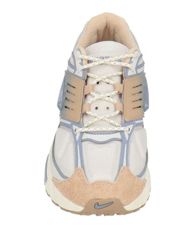 Man Sneakers Ivory Size 9.5 Leather, Textile fibers