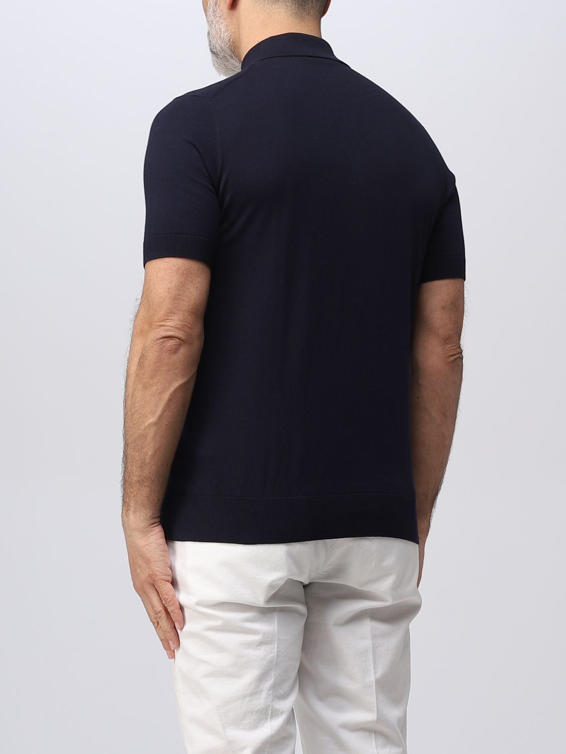 Polo Shirt Men color Blue