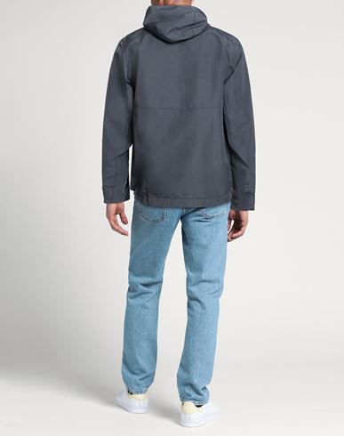Man Jacket Slate blue Size L Polyamide