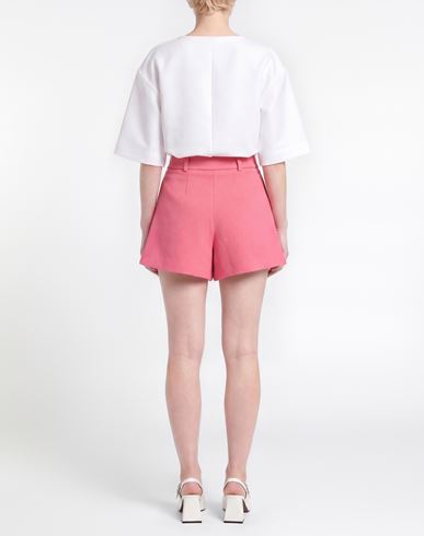 Woman Shorts & Bermuda Shorts Fuchsia Size 2 Wool