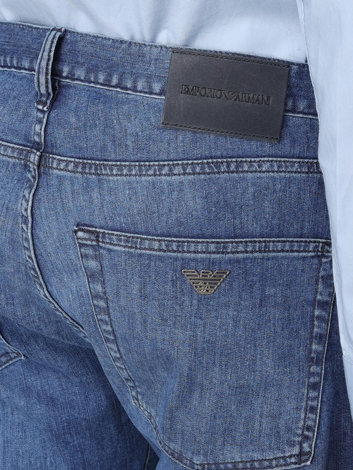 Jeans EMPORIO ARMANI Men color Denim