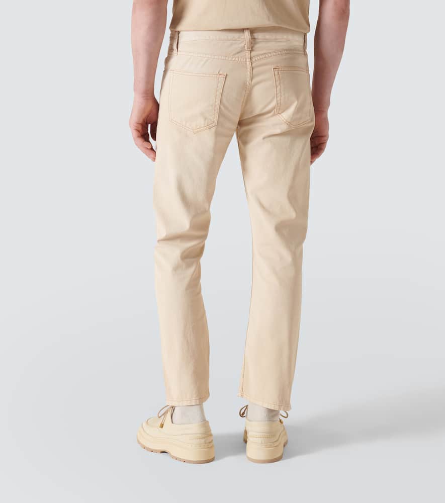 Cotton slim pants