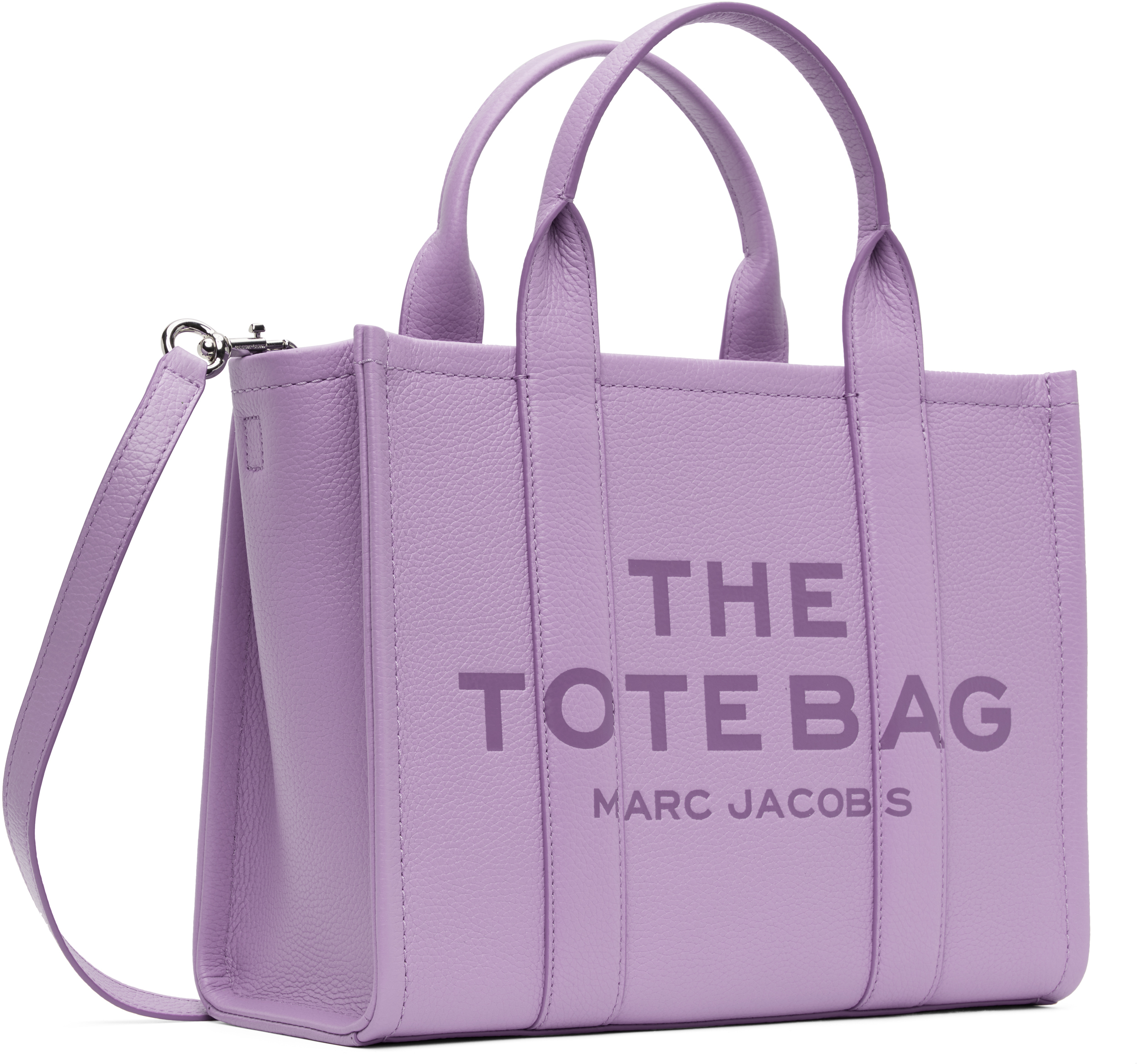 Marc Jacobs Purple 'The Leather Medium' Tote