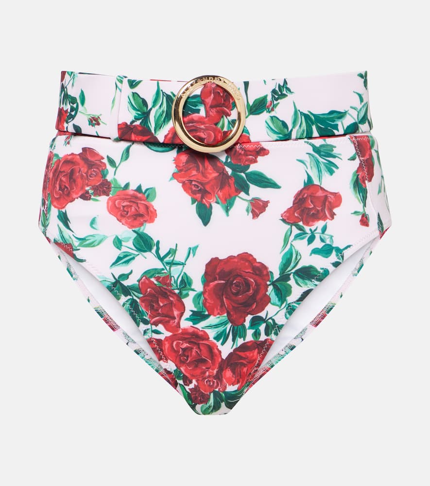 Alexandra Miro Donna floral bikini top