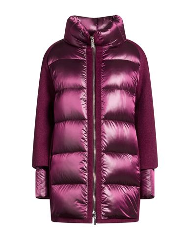 Woman Puffer Plum Size 4 Wool, Cashmere