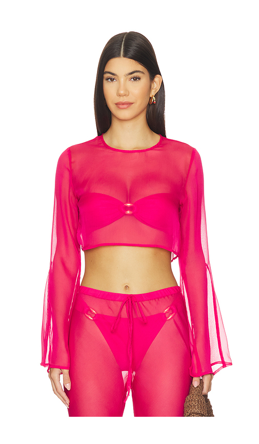 Shani Shemer TOP CROPPED PHOENIX en Black. M. Also en L