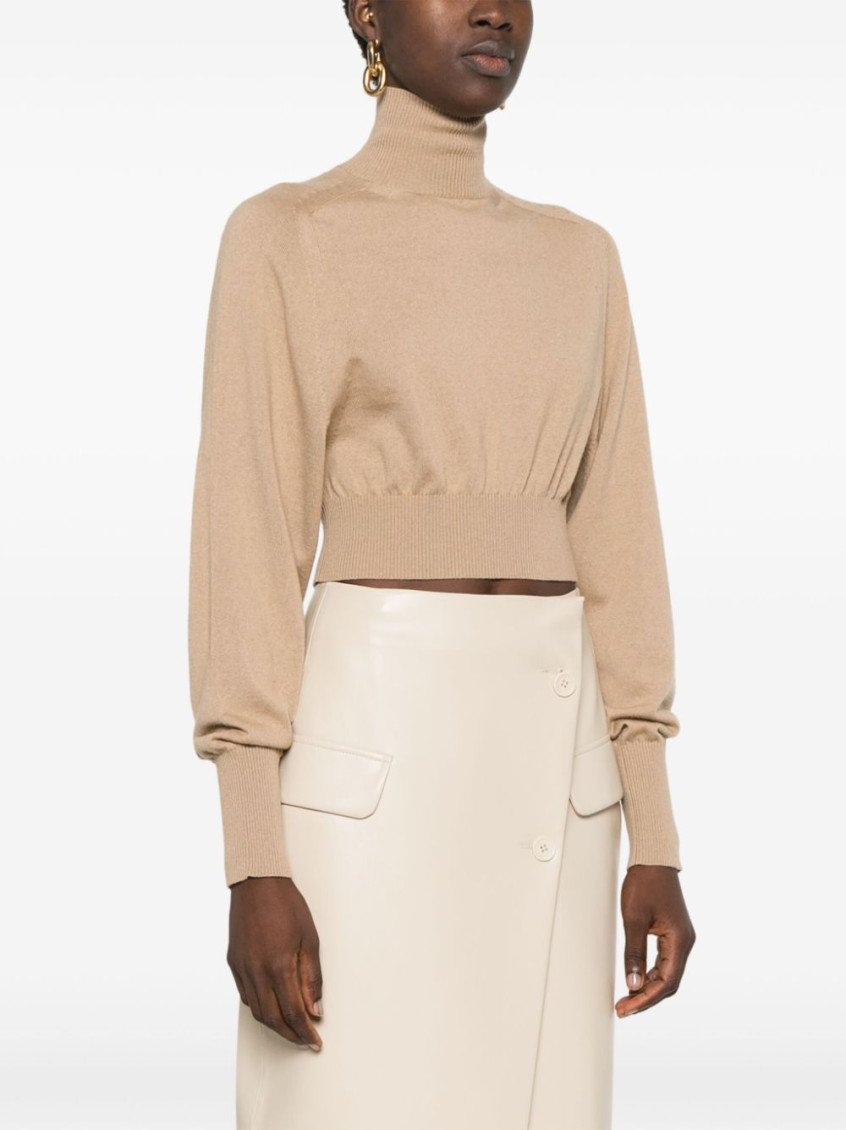 - Wool Turtle-neck Sweater