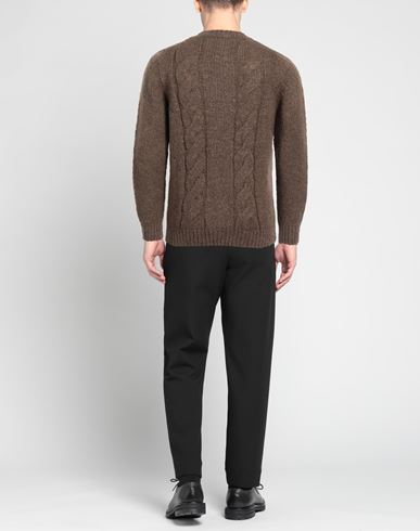 Cashmere Company Man Sweater Brown Size 38 Wool