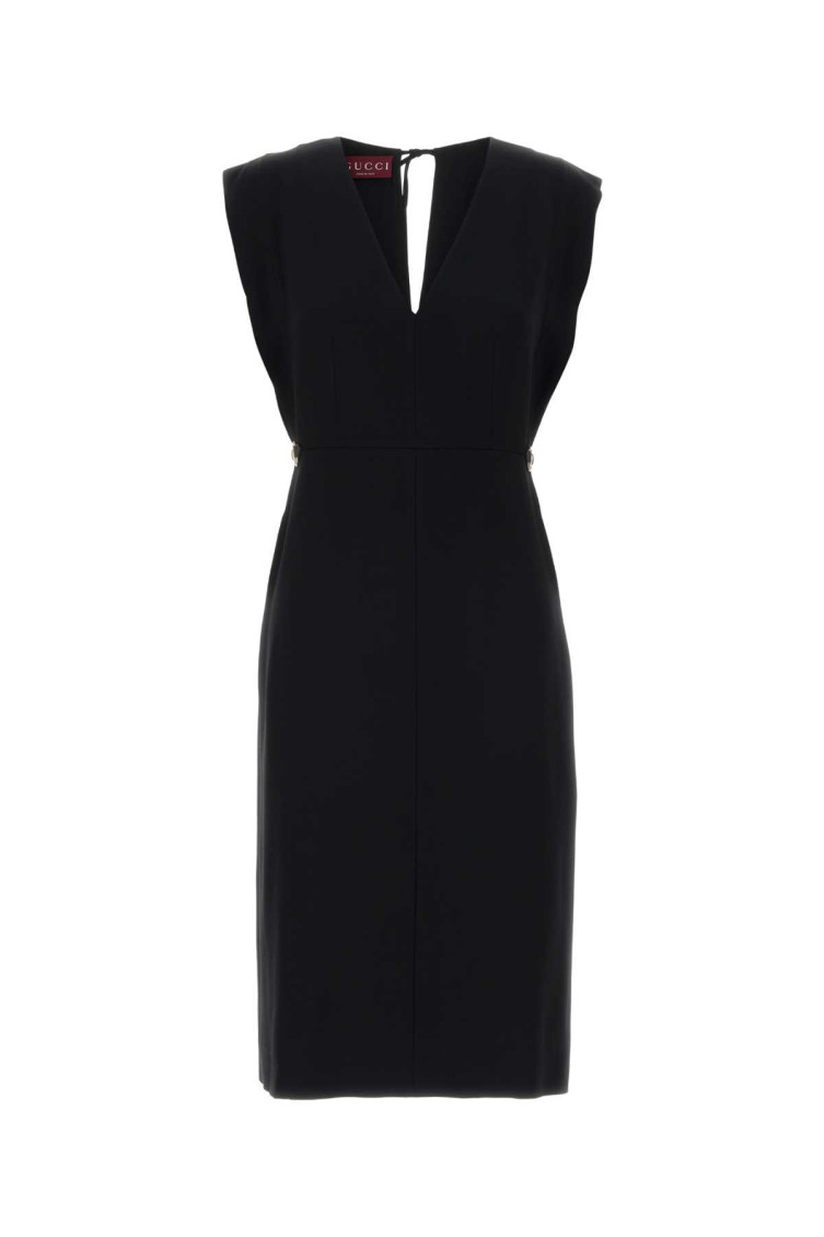 Black Crepe Dress