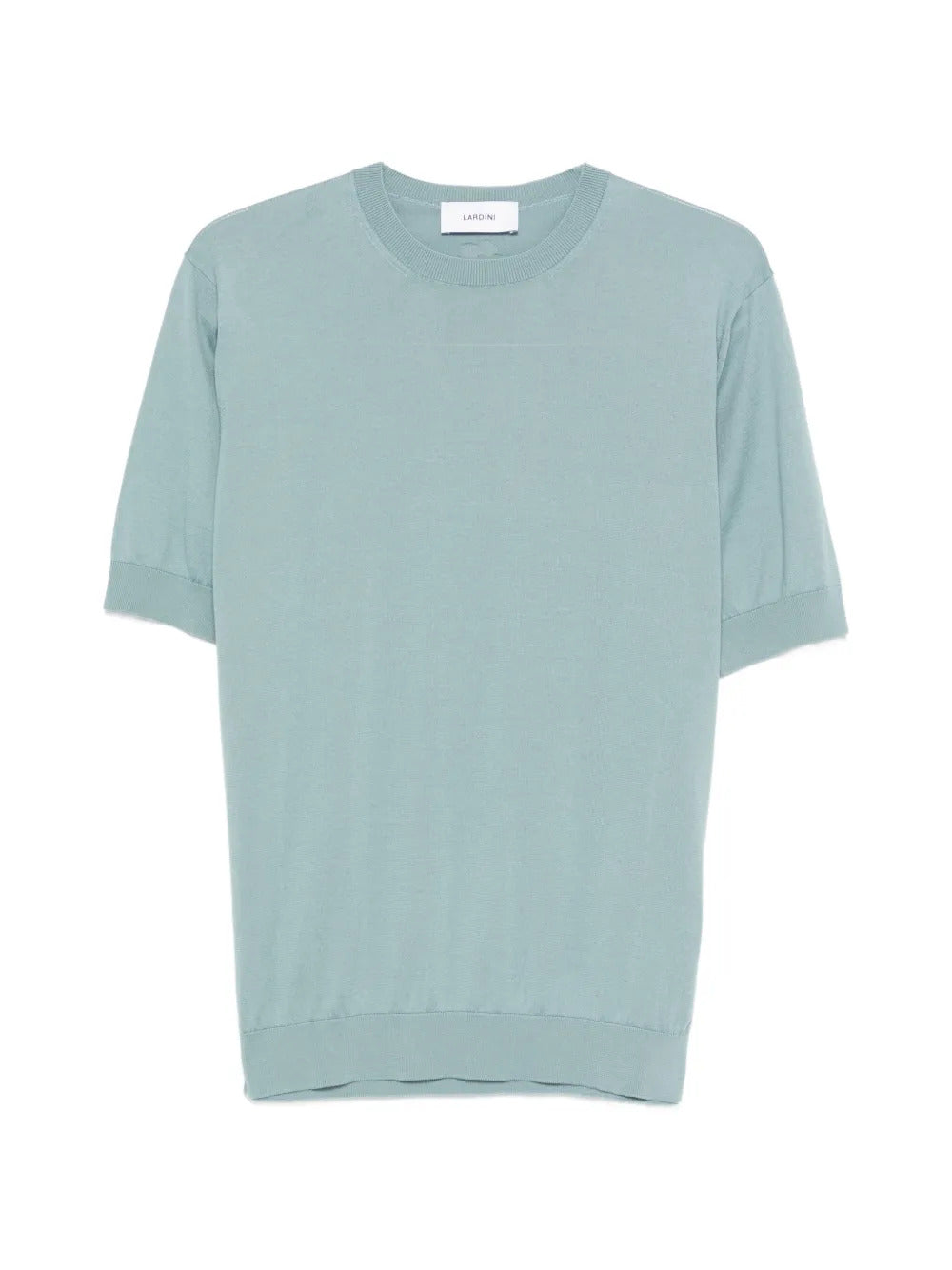 Men's Cotton Crewneck T-Shirt with Ribbed Trim