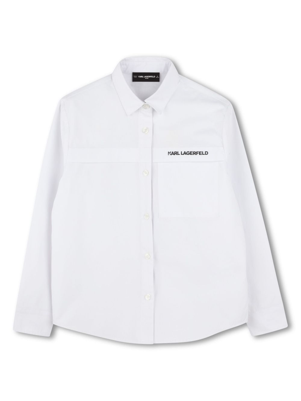 Logo-print shirt - White