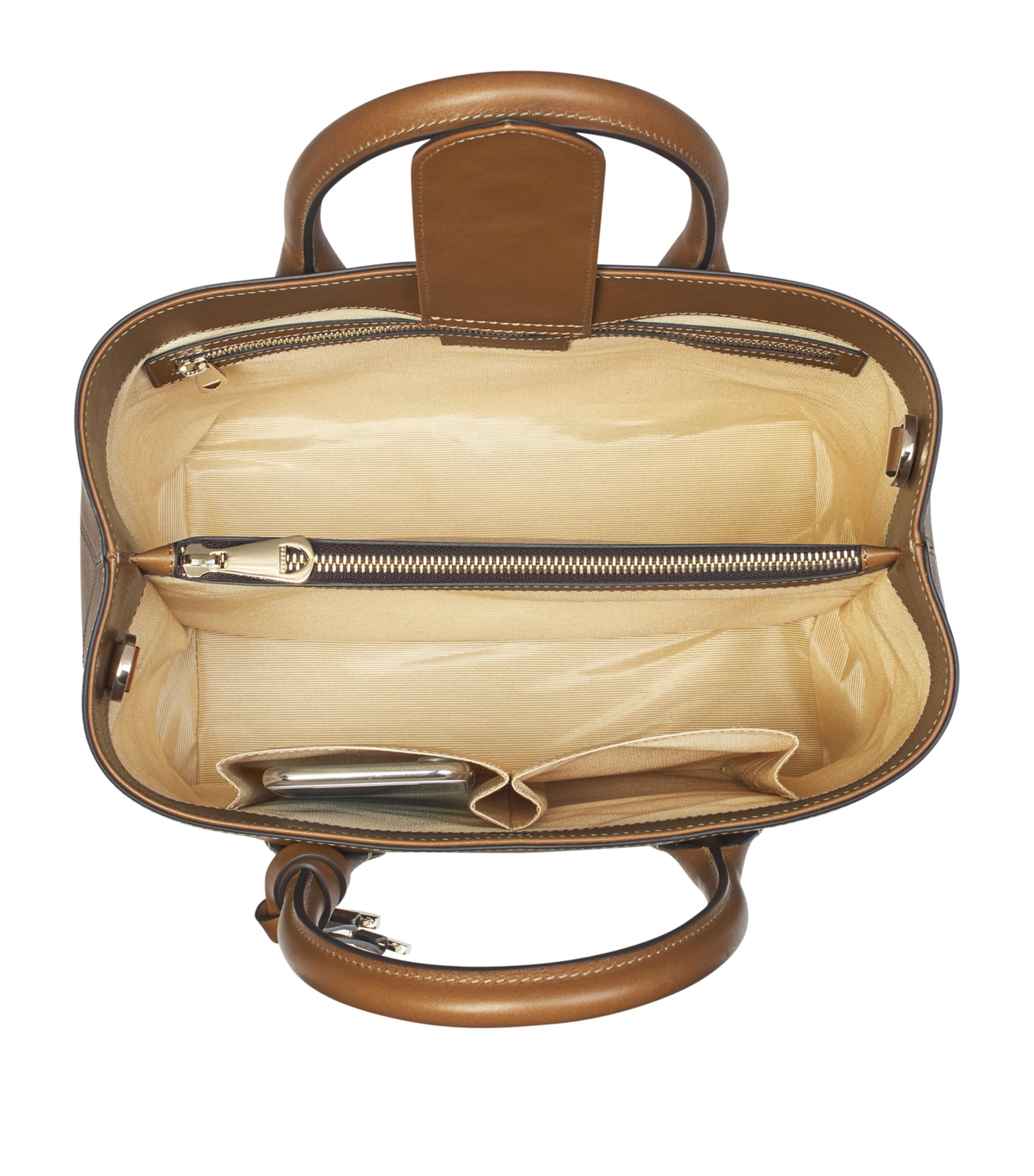 Midi Leather London Tote Bag