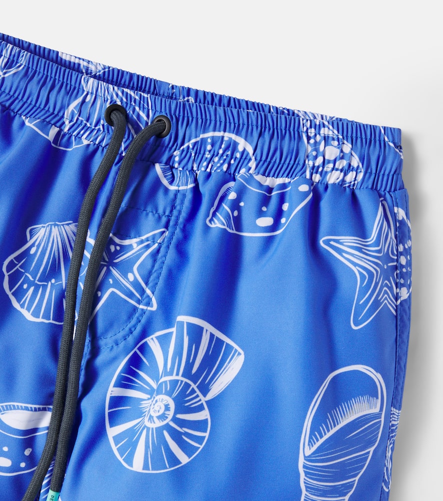 Printed swim trunks