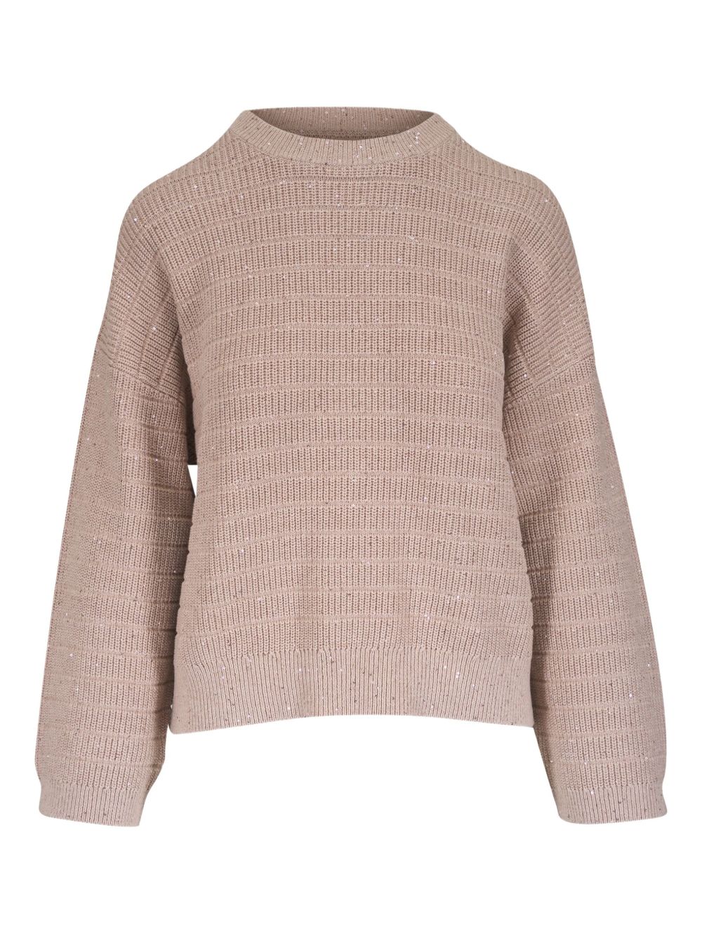 Brunello Cucinelli sequin-embellished jumper - Brown