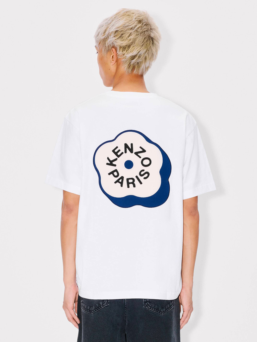 `Boke Flower 2.0` Embroidered Oversized Cotton T-Shirt