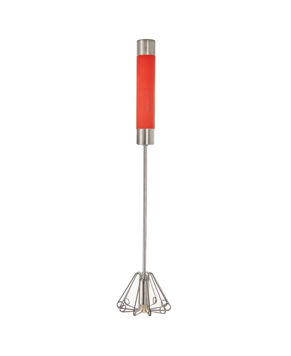 "Essentials 15"" Stainless Steel Miracle Whisk - Red"