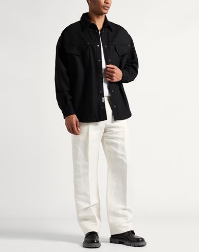 Man Jacket Black Size 36 Wool, Polyester