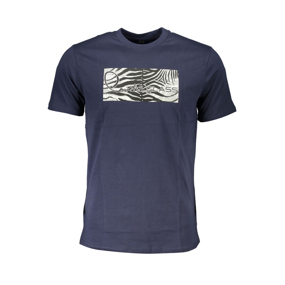 Cavalli Class Blue Cotton Men's T-Shirt