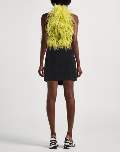 Woman Mini skirt Black Size 4 Polyester, Elastane