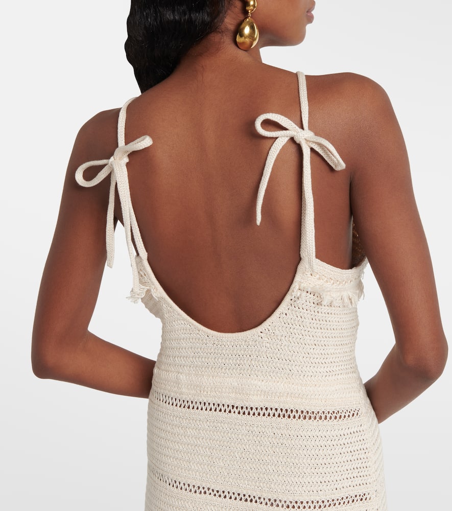 Araliage macramé cotton minidress