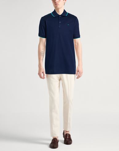 Man Polo shirt Midnight blue Size 3XL Cotton