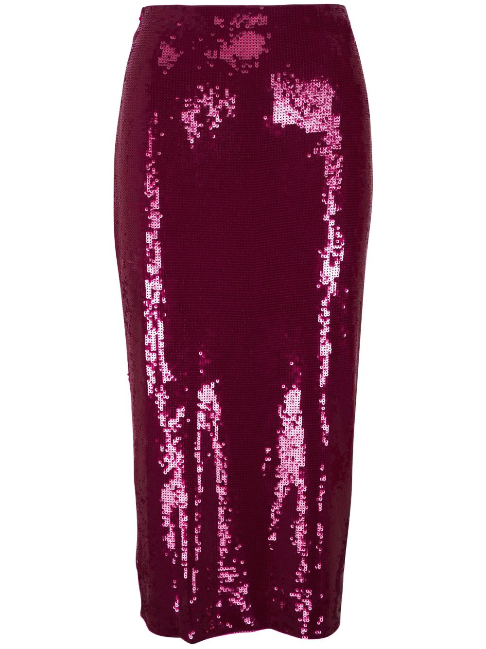 Veronica Beard sequin-embellished midi skirt - Red