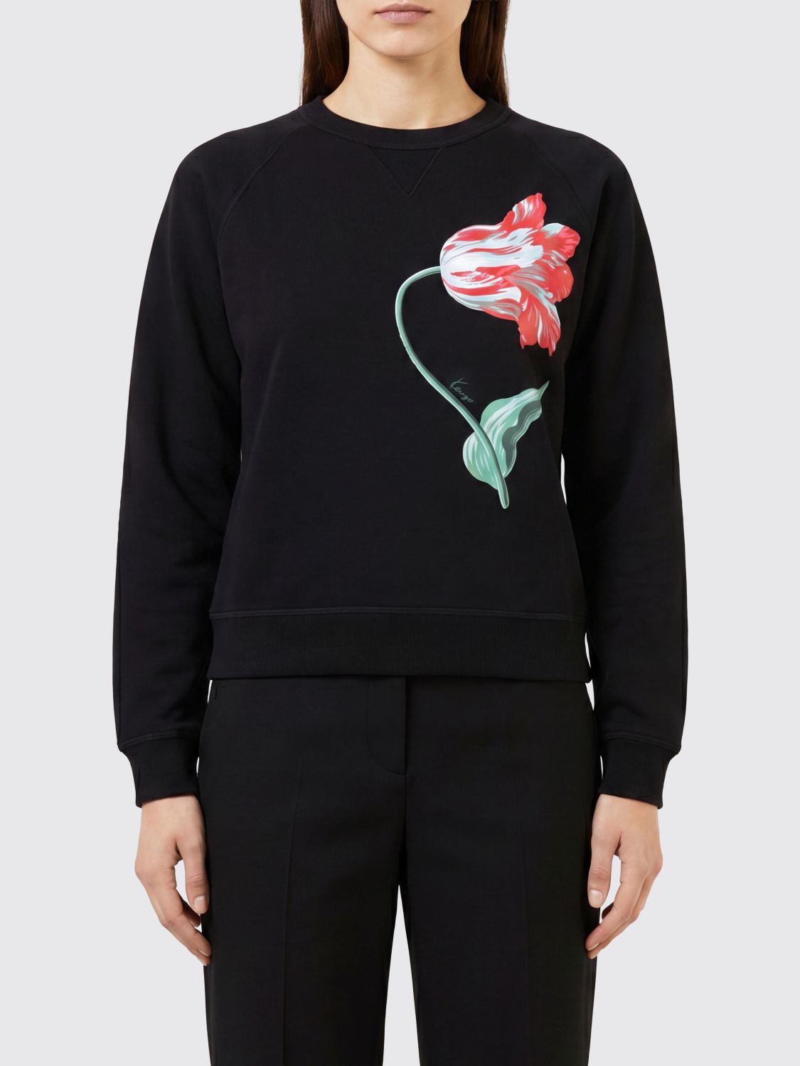 Sweatshirt Woman color Black